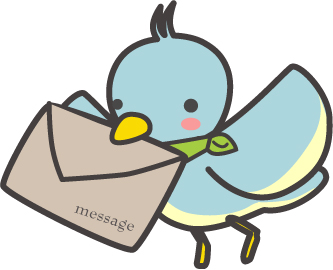 メールを運ぶ鳥